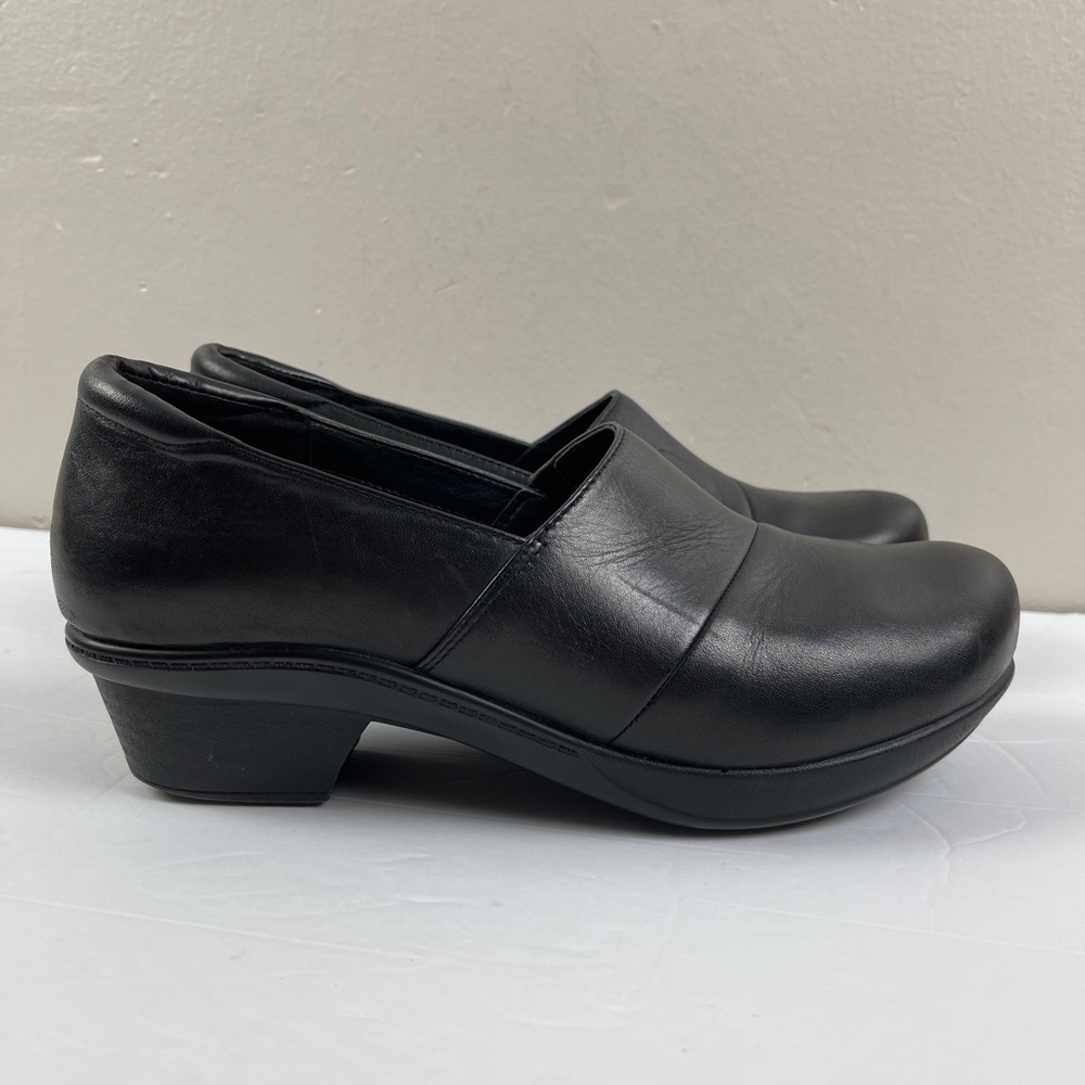 Abeo Pro System Camden Slip On Clog Slip Resistance Women’s Size 8 Black Leather